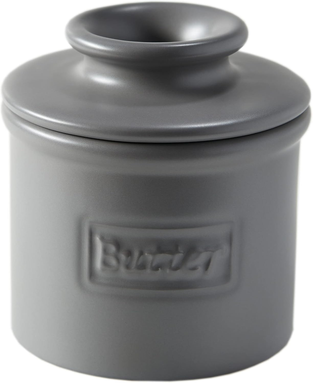 Butter Bell Crock by L. Tremain French Ceramic Butter Keeper, Steel Gray | Amazon (US)