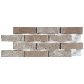 Old Mill Brick Brickwebb Little Cottonwood Thin Brick Sheets - Flats (Box of 5 Sheets) - 28 in. x... | The Home Depot