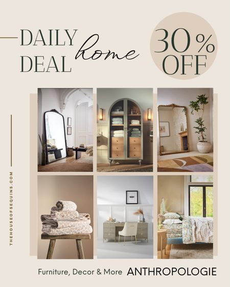Shop Anthropologie Home deals UP TO 30% OFF! 