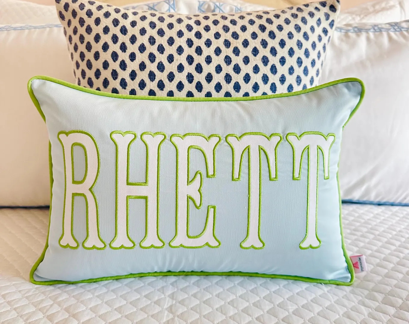 Custom Name Applique Pillow | Etsy (Global)