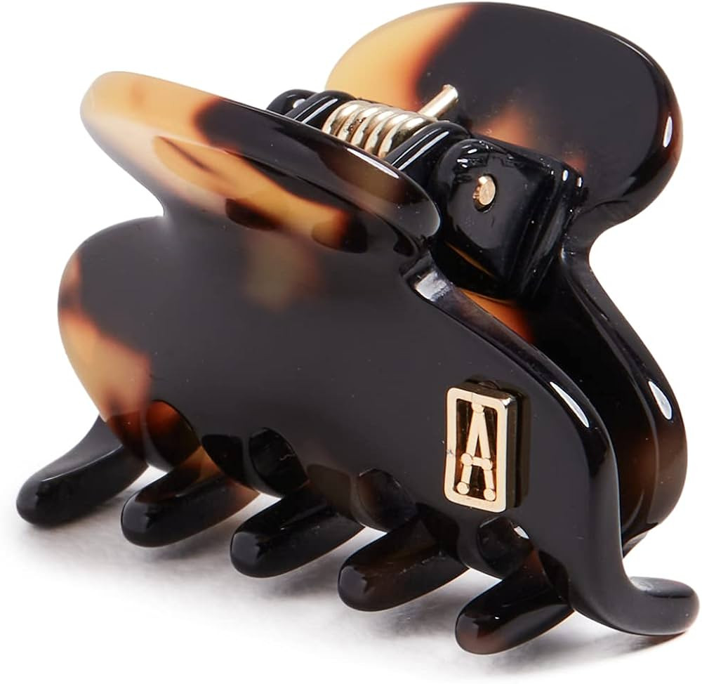 Alexandre de Paris Women's Small Jaw Clip, Tokyo Tortoise, Tan, Print, One Size | Amazon (US)