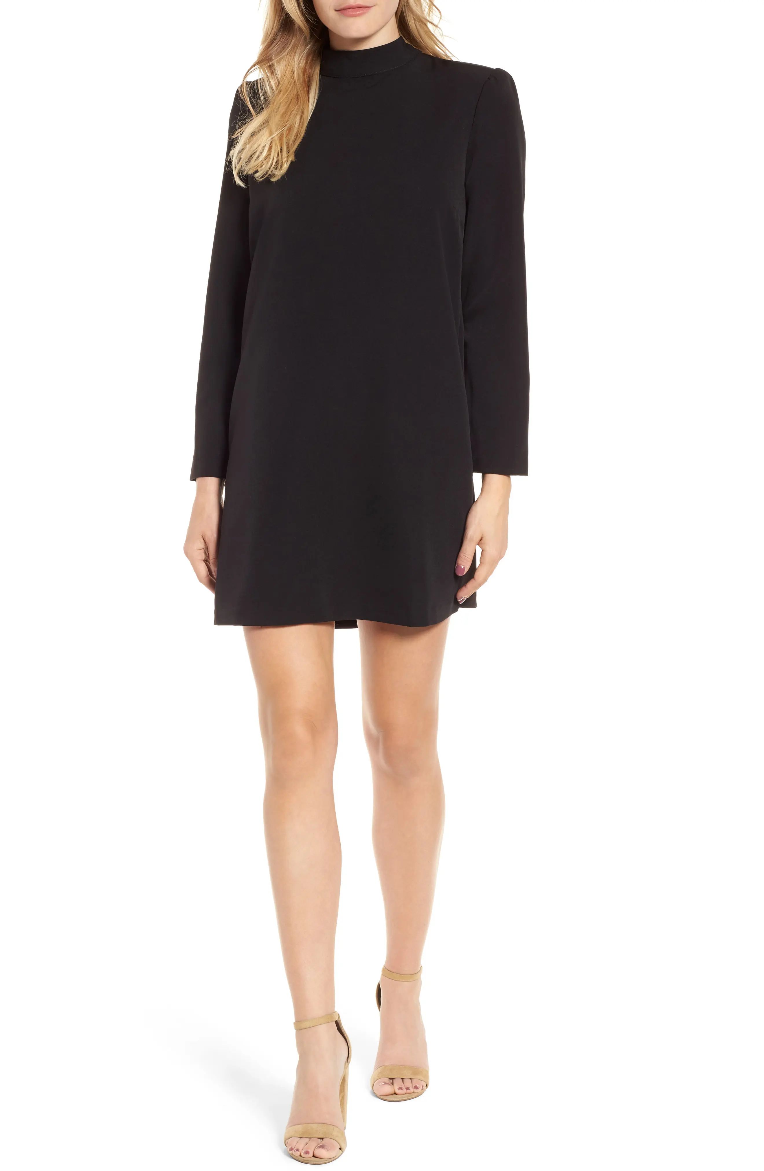 Halogen Bow Back Ponte Shift Dress | Nordstrom