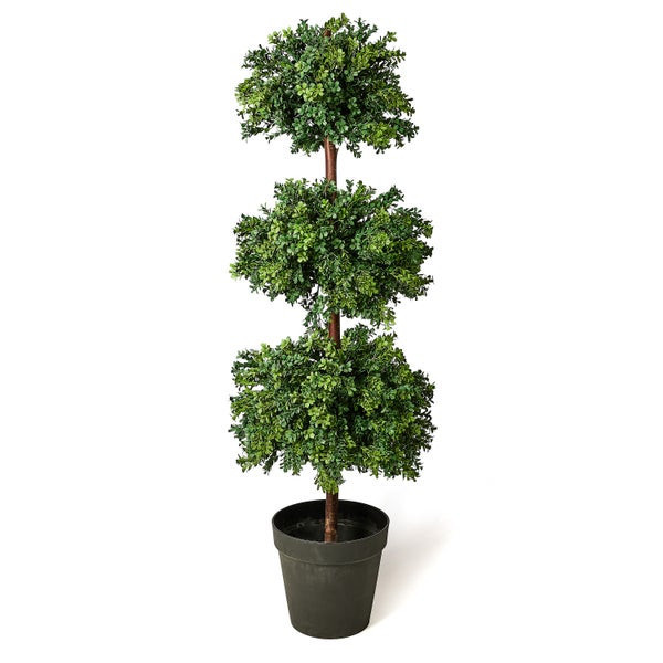 MacKenzie-Childs Boxwood Triple Ball Topiary Urn Filler | MacKenzie-Childs