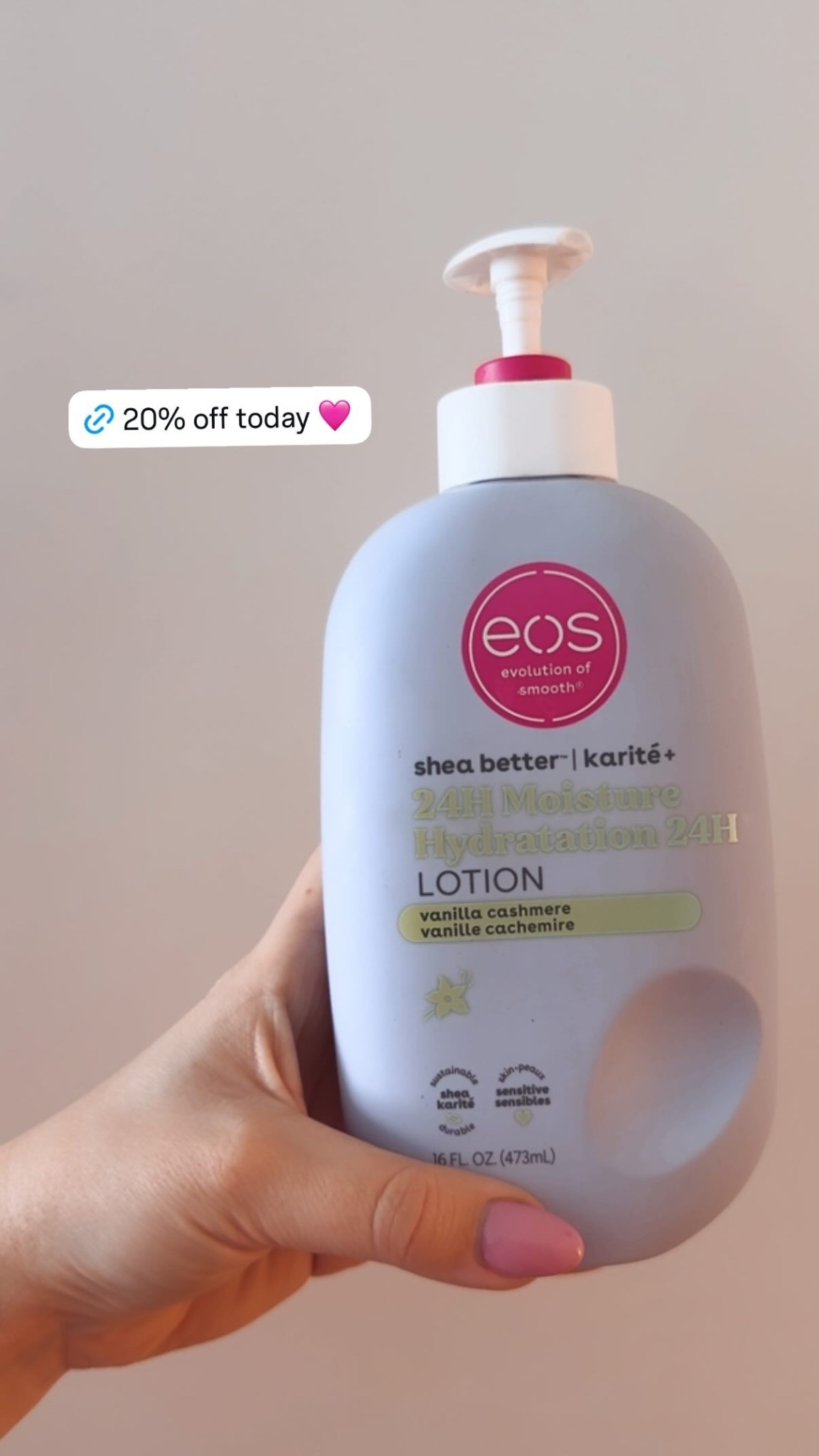 The viral EOS shea butter body lotion in vanilla cashmere is on major sale todaybank

#LTKfindsunder50 #LTKfindsunder100 #LTKbeauty