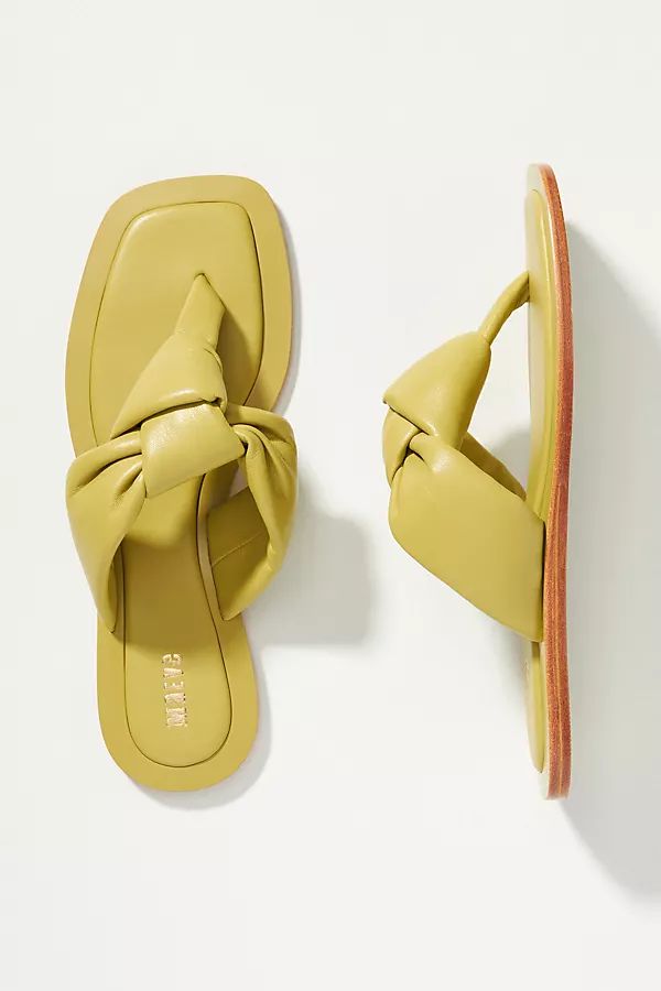 Maeve Puffy Knotted Sandals | Anthropologie (US)