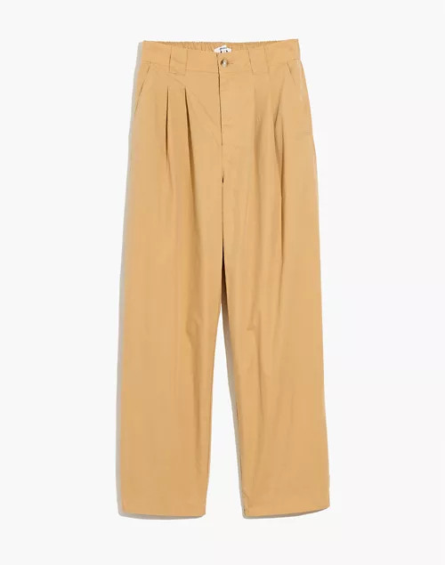 Pleated Pull-On Balloon Pants | Madewell
