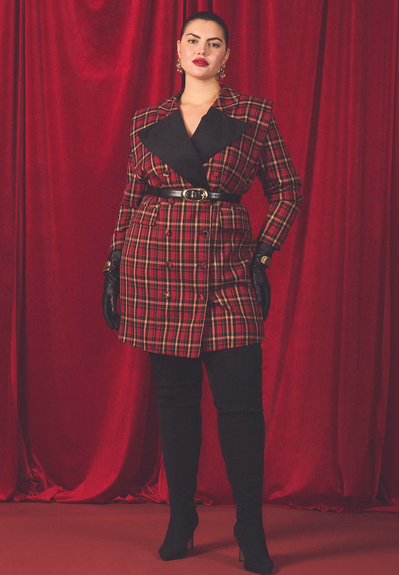 Exaggerated Double Breasted Blazer Dress | Eloquii