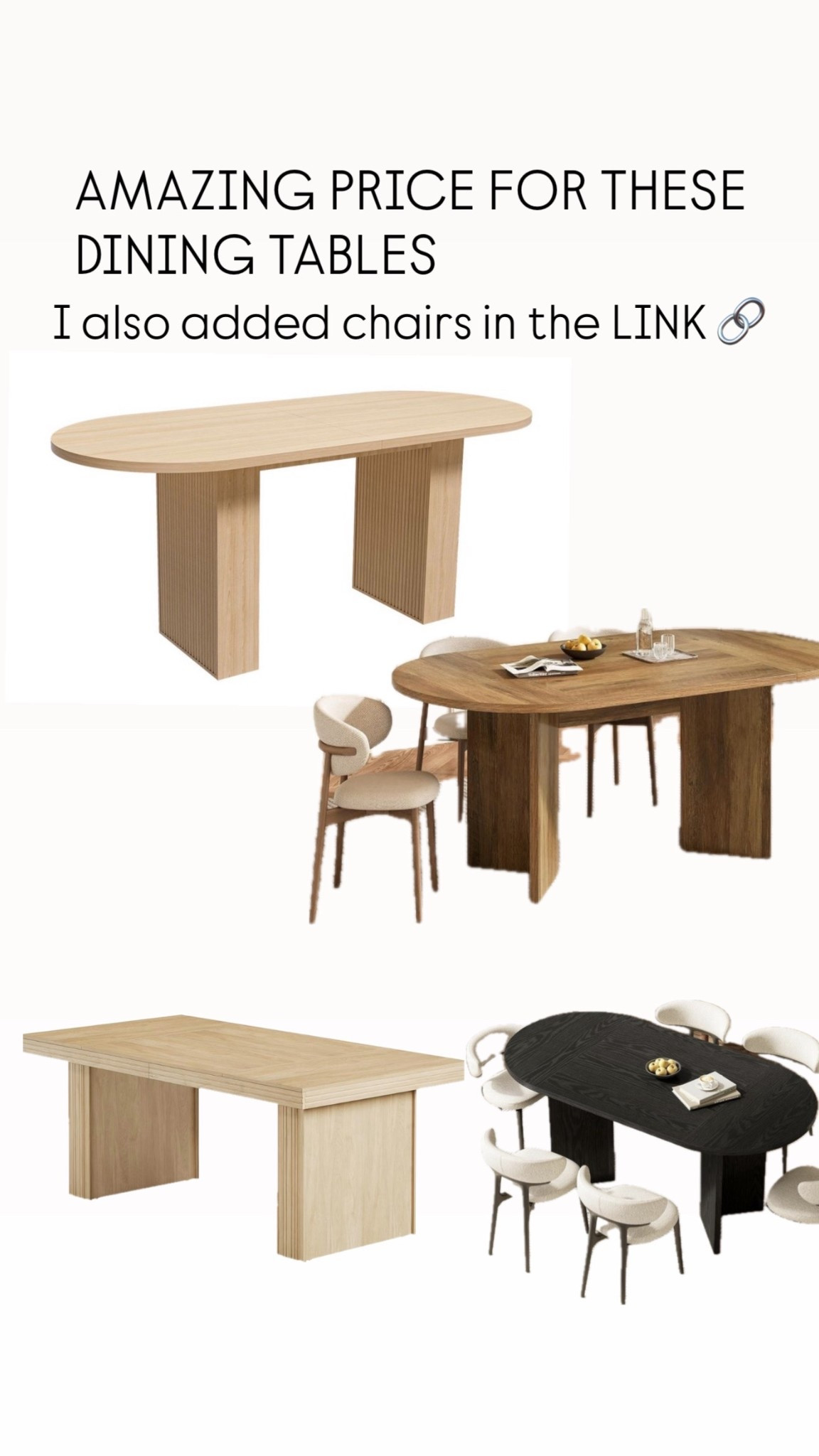 Dining  tables and chairs. 


#LTKHome #LTKSaleAlert #LTKActive