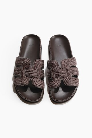 H & M - Braided Straw Sandals - Beige | H&M (US + CA)