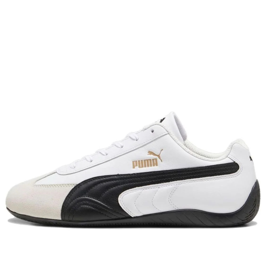 PUMA Speedcat Shield Sneakers 'White Black' 397116-01 | KICKS CREW