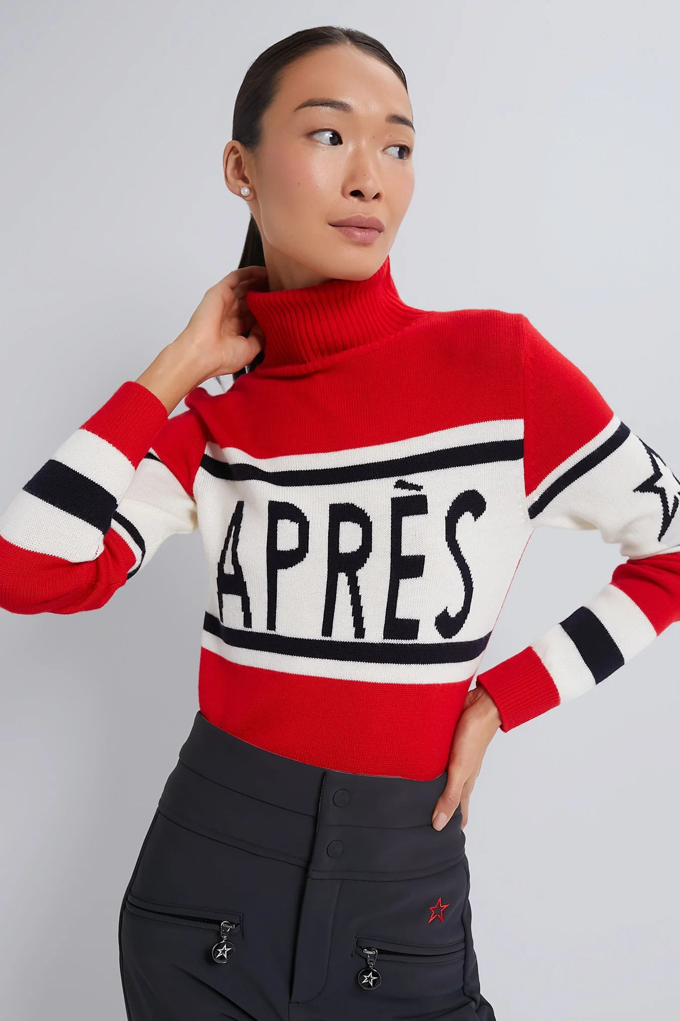 Red and Snow White Apres Sweater | Tuckernuck (US)
