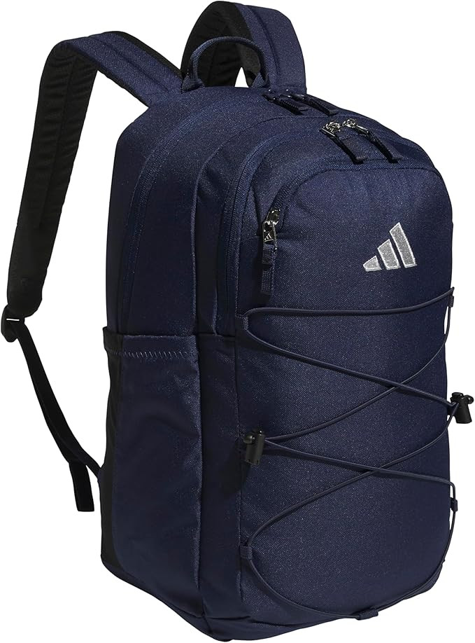 adidas Amplifier Backpack for Laptop, School and Gym, 28L, Night Indigo/Black/Bungie, OSFA | Amazon (US)