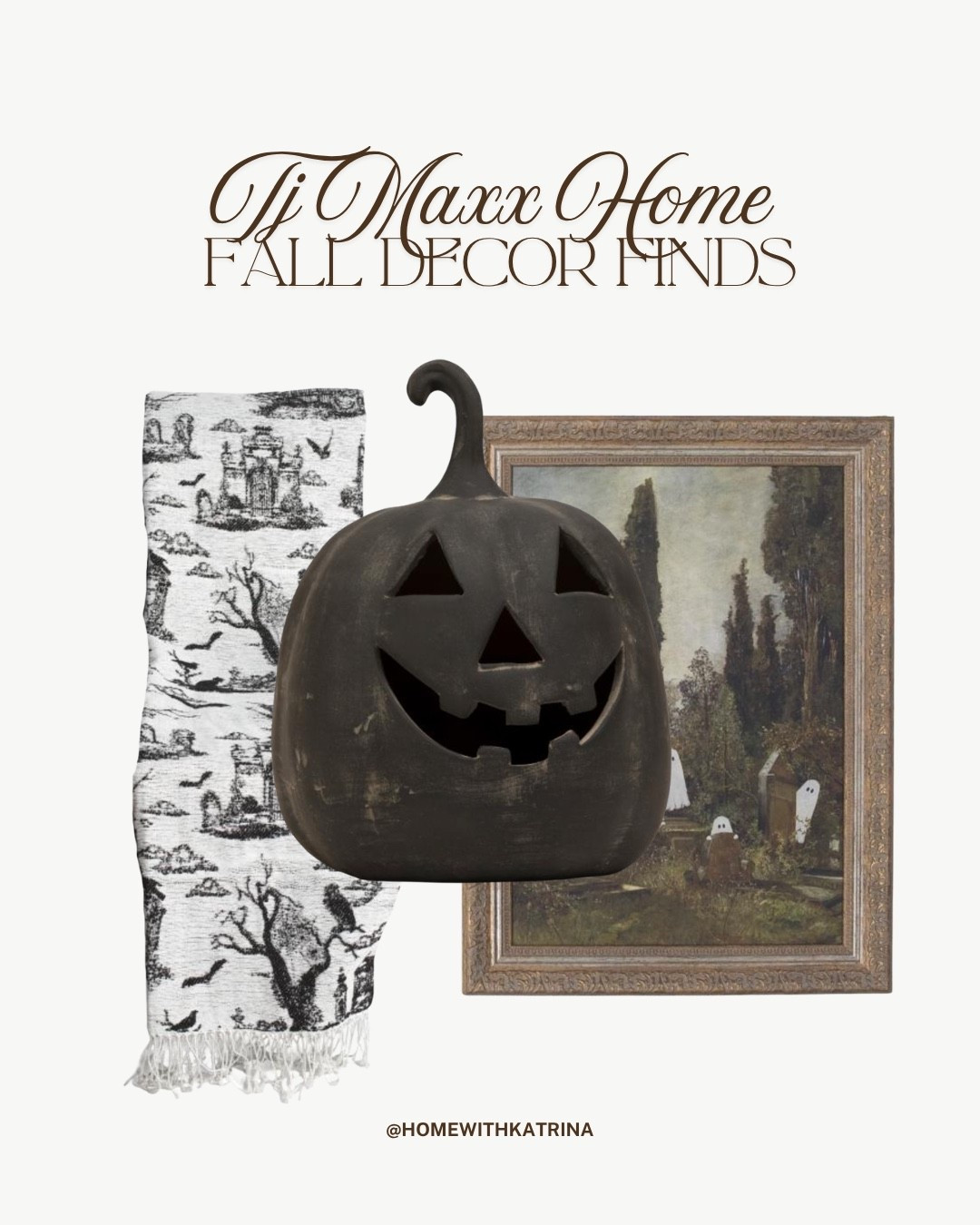 Halloween home decor is officially here 🎃🕷️ If you’re decorating for spooky season, TJ Maxx and HomeGoods are always some of my favorite places to find Halloween decorations without spending a fortune.

Think: Halloween home decor, spooky candles, pumpkins, skeletons, black and orange accents, fall decor, Halloween kitchen decor, and all the cozy-but-spooky finds that make your home feel ready for October. 🖤

I’m linking my favorite TJ Maxx + HomeGoods Halloween finds here so you can shop them before they disappear 👻

#TJMaxx #HomeGoods #TJMaxxFinds #HomeGoodsFinds #HalloweenDecor #HalloweenHomeDecor #HalloweenDecorations #SpookyDecor #FallDecor #HalloweenShopping #HalloweenHome #Halloween2026 #HomeDecor #HomeDecorFinds #FallHomeDecor #SpookySeason

#LTKHome #LTKSeasonal #LTKHome #LTKSaleAlert