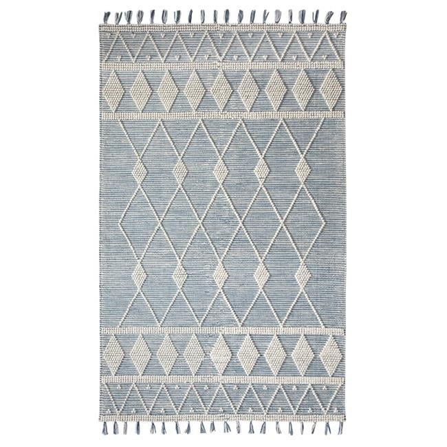 Dynamic Rugs LY692131500 5 x 8 ft. Liberty 2131 Rectangle Modern Wool Rug - 500 Denim | Walmart (US)