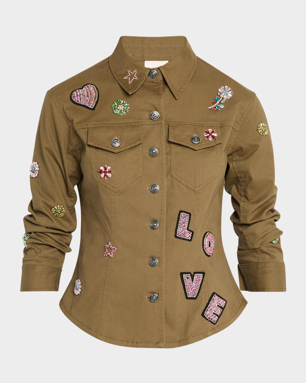 Canyon Ditsy Love Scrunched Jacket | Neiman Marcus