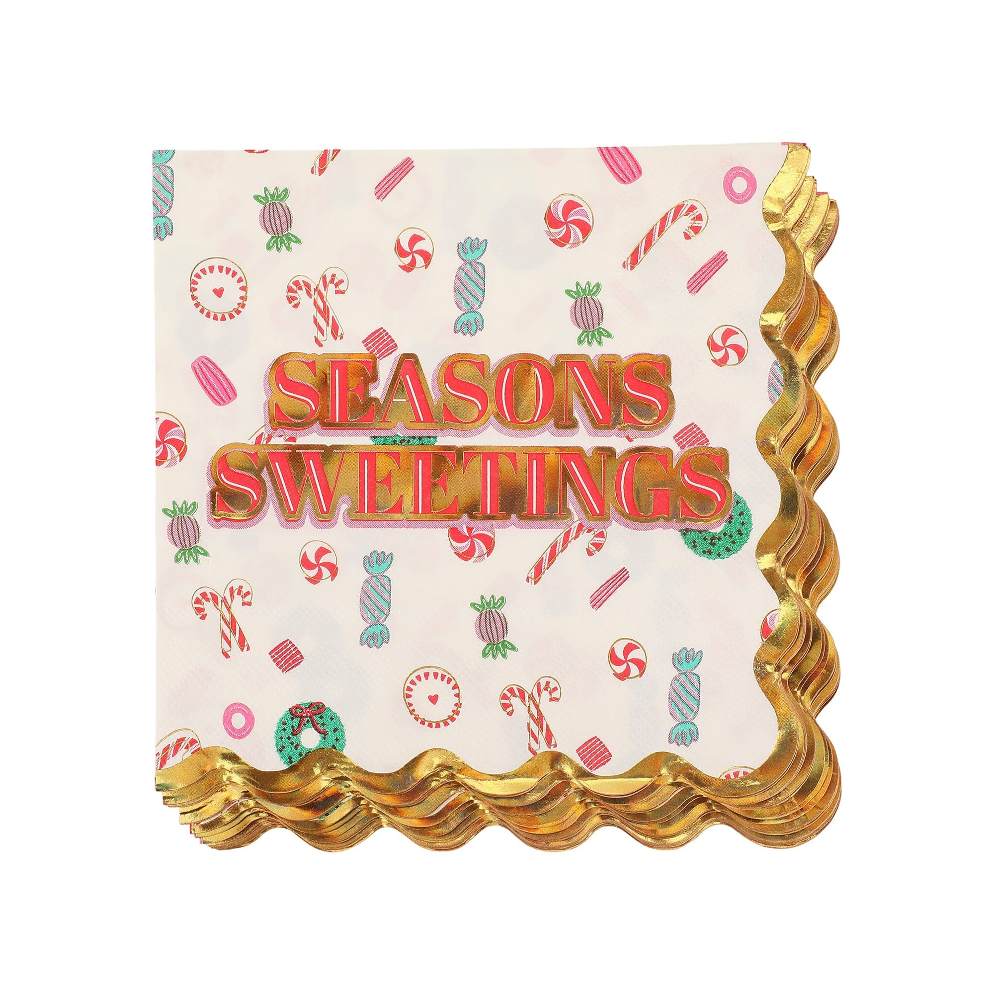 Season’s Sweetings Napkins (20 count) | Packed Party