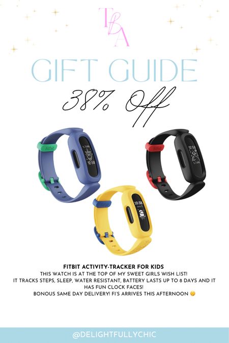 Fitbit activity watch for kids 
Step counter 
Gifts for kids 
Sports active 

#LTKkids #LTKGiftGuide #LTKHoliday