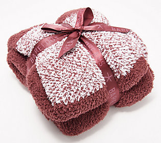 Barefoot Dreams CozyChic Blanket with Heathered Stripe 45""x60 | QVC