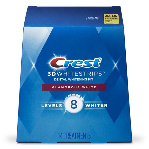 Crest 3D Whitestrips Glamorous White At-Home Teeth Whitening Kit, 14 Treatments - Walmart.com | Walmart (US)