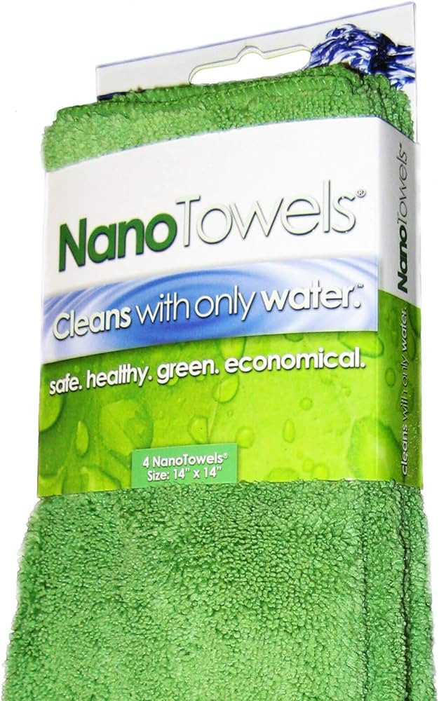 Nano Towels Cleaning Cloths - Cleans with Only Water - Wipes Away Dust, Spills & Grime Instantly ... | Amazon (US)