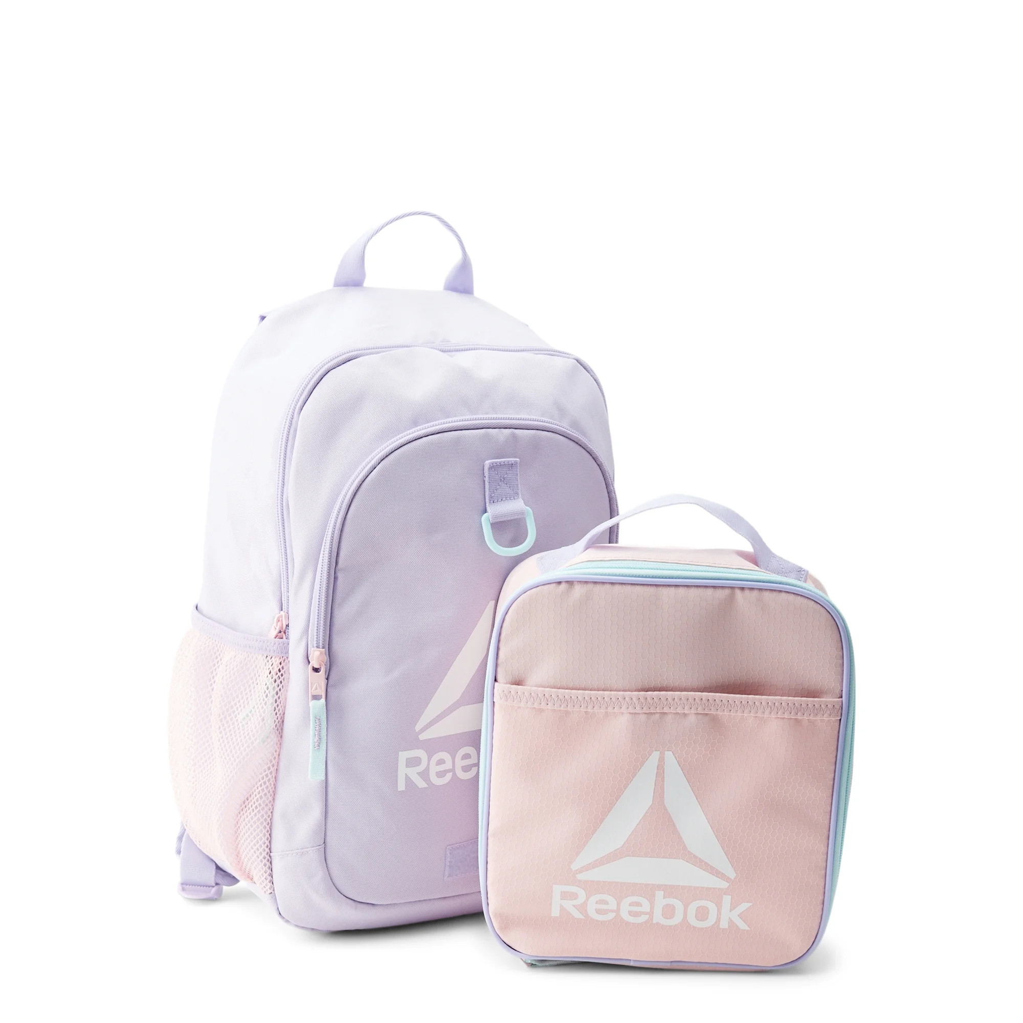 Reebok Kids Boys or Girls Charlie Backpack with Lunchbox, Lavender | Walmart (US)