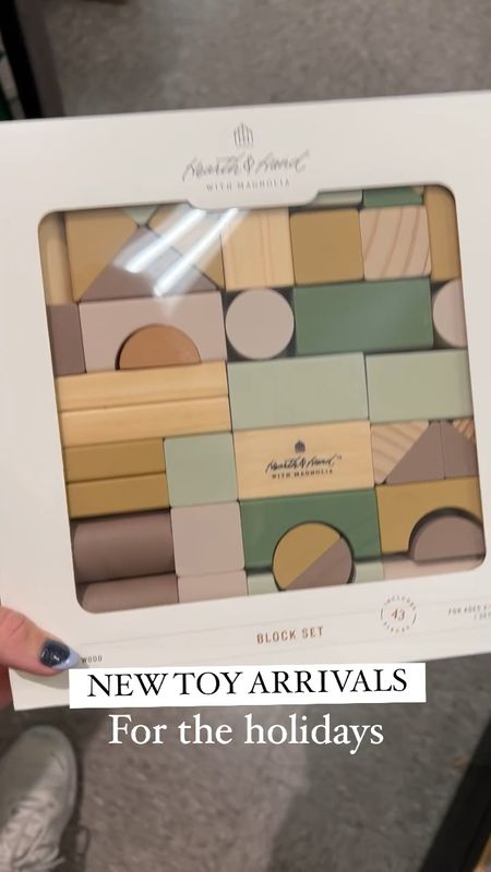 There’s new beautifully made wooden toys from Hearth and Hand in store now for the holidays! 

Wooden toys | new toy arrivals | target finds | kids gifts | toddler gifts | gifts for kids 
#WoodenToys #NewToyArrivals #GiftsForKids #KidsGifts #ToddlerGifts #GiftGuide #HolidayGifts 

#LTKkids #LTKVideo #LTKHoliday