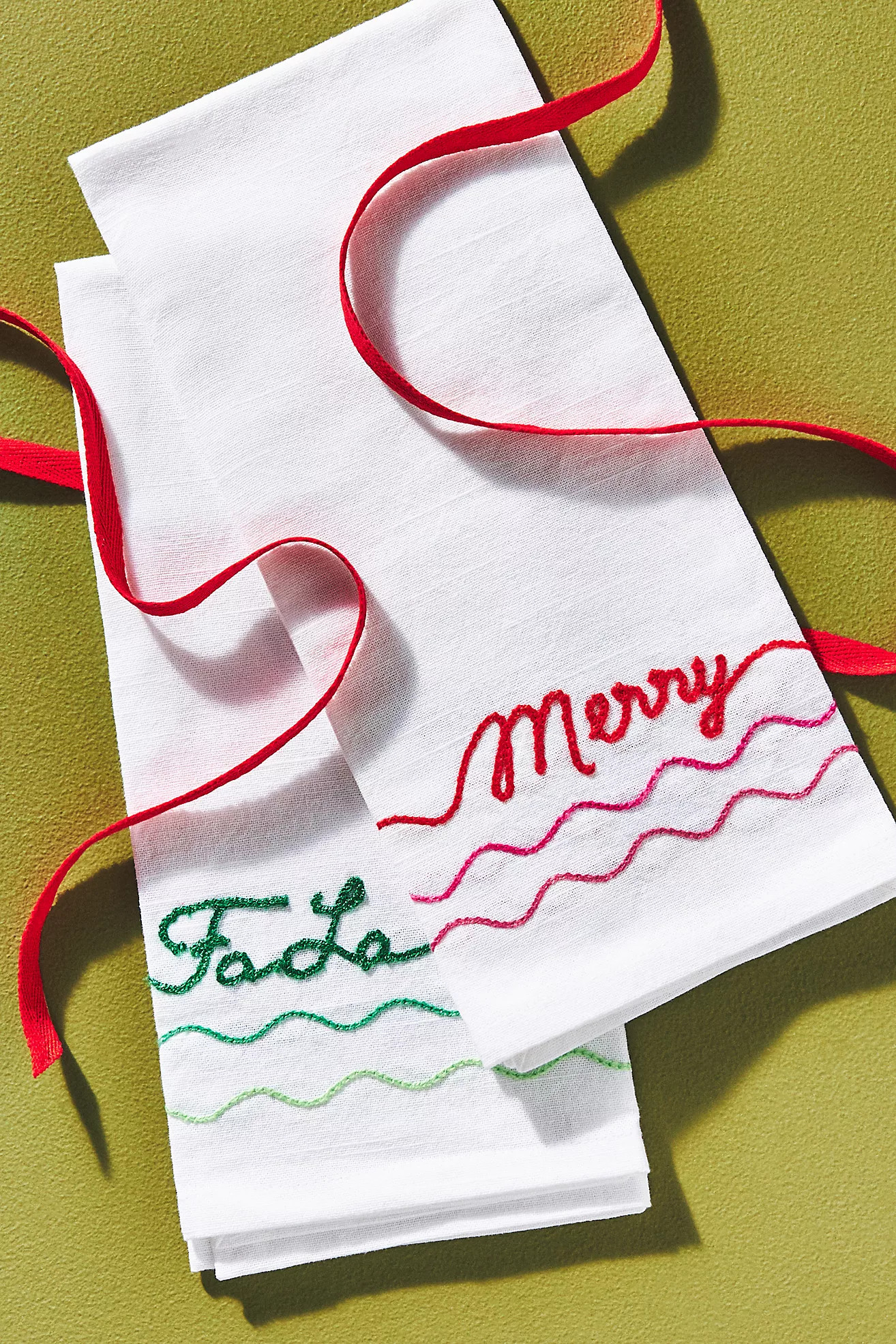 Festive Hand Towels, Set of 2 | Anthropologie (US)
