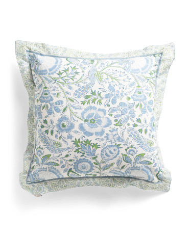 20x20 Floral Pillow | TJ Maxx
