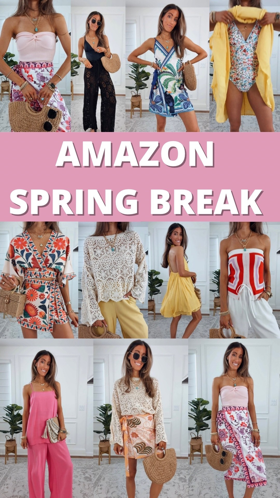 Wearing a xsmall-small in everything 

Amazon Spring Break Outfits | Vacation Outfits | Two Piece Set | Swimsuit | Swimwear | One Piece Swimsuit | Amazon Outfits | Amazon Vacation Outfits 

#LTKTravel #LTKSeasonal #LTKSaleAlert