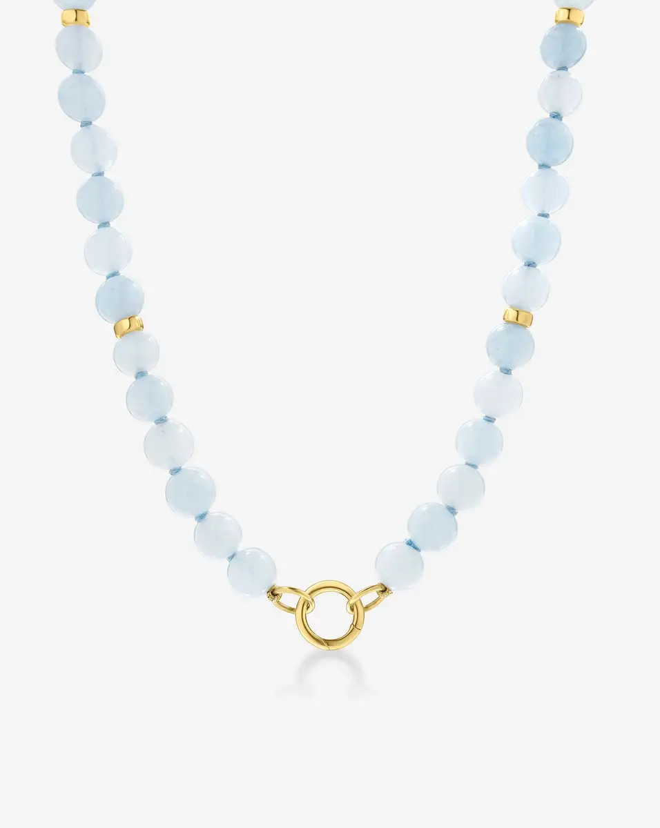 Aquamarine Bead Necklace | Ring Concierge