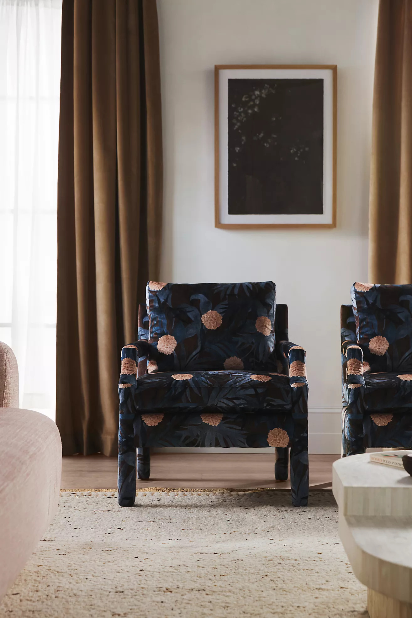 Delaney Frederica Velvet Accent Chair | Anthropologie (US)