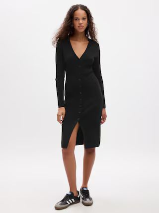 CashSoft Rib Midi Sweater Dress | Gap (US)