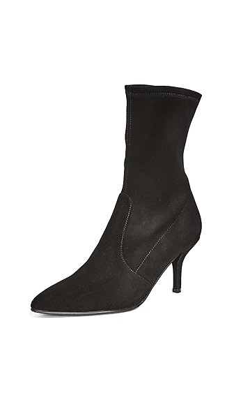 Stuart Weitzman Cling Kitten Heel Booties | Shopbop