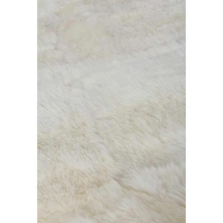 Sheepskin Area Rug in Taupe | Perigold