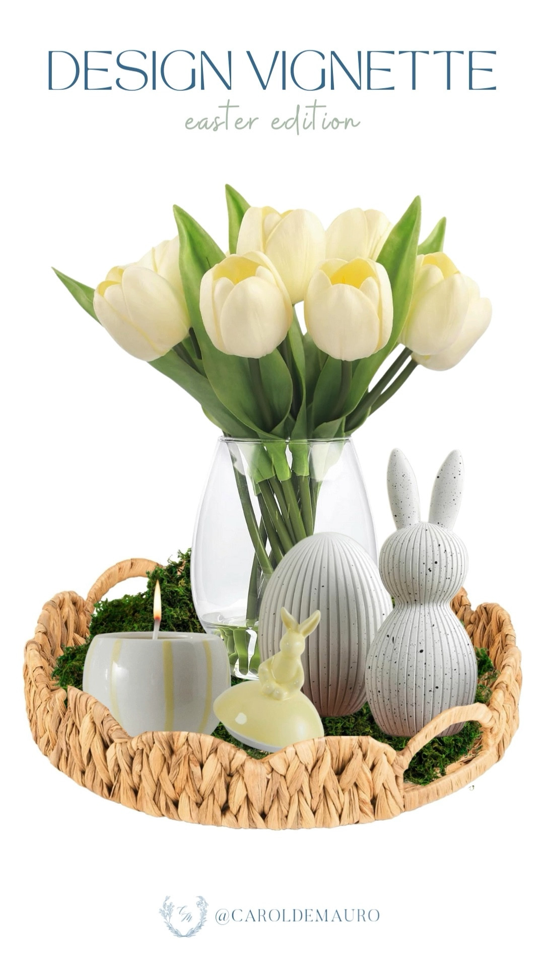 Get a head start on the season by bringing some spring energy to your home with this Easter design vignette! It's the easiest way for you to make your space feel holiday-ready without losing that sophisticated vibe. Just mix in some faux tulips, neutral decor, and cozy textures.

amazon home, easter decor, tabletop decor, table settings, table vignette, home refresh, floral arrangement, centerpiece

#LTKU #LTKSeasonal #LTKHome