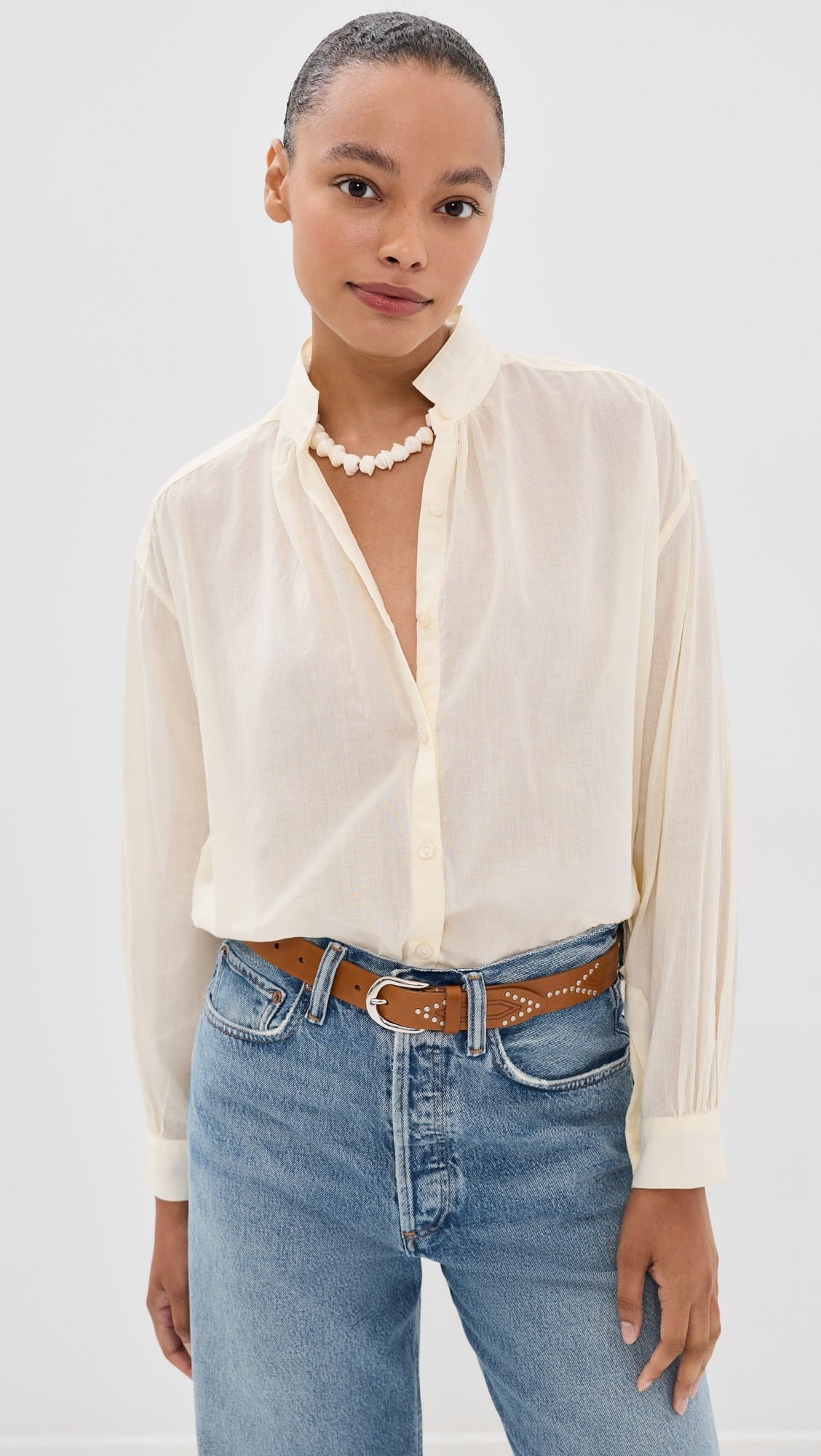Alix of Bohemia Kiki Button Down Shirt | Shopbop | Shopbop