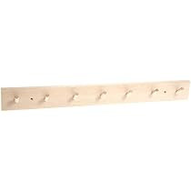 Iris Hantverk Birch Wood Wall Rack with 7 Hooks | Amazon (US)