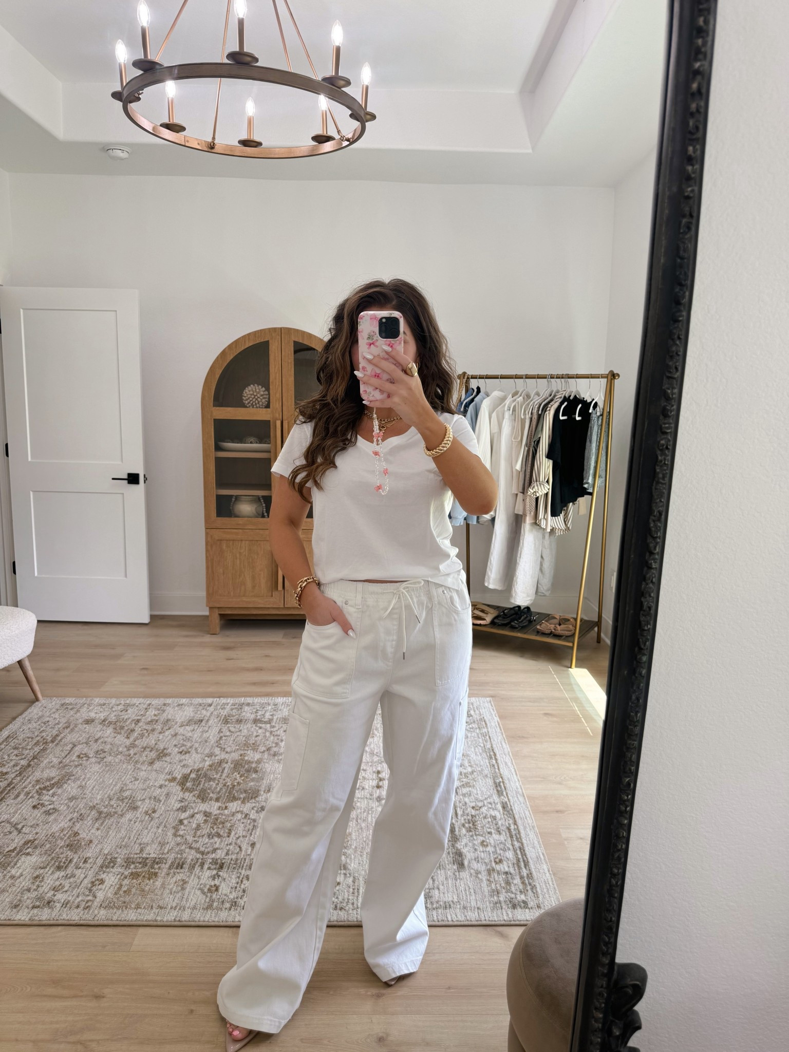 These drawstring jeans are a Walmart New Arrival 👖 wearing a large, they fit tts so get your typical size, even though this is a juniors brand. They have a 32” inseam and I’m wearing them with a 5-inch heel, these are perfect for the taller girlies! ☀️ also wearing a medium in the v-neck tee 

Drawstring jeans, Walmart new arrivals, summer outfit, Walmart outfit, summer jeans, Walmart jeans, Madison Payne 

#LTKSeasonal #LTKSummerEdit #LTKStyleTip