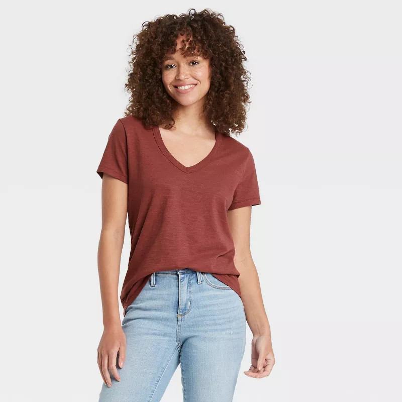 Women's Short Sleeve V-Neck T-Shirt - Universal Thread™ | Target