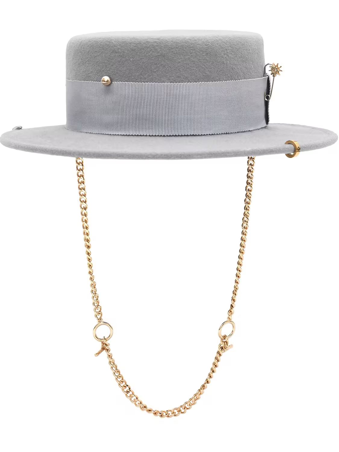 Piercing Canotier Felt Hat | Luisaviaroma