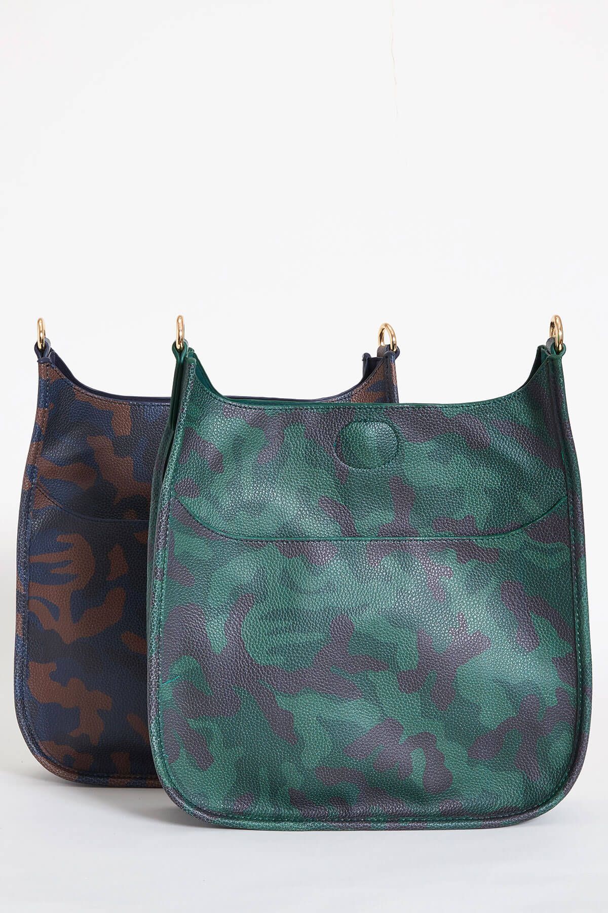 Camo Vegan Messenger Bag- STRAP NOT INCLUDED | Social Threads