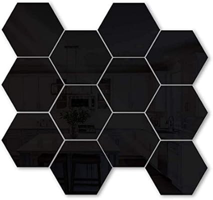 12PCS Wall Stickers, Hexagon Acrylic Removable DIY Home Decorative mural, plastic, tiles, home, l... | Amazon (CA)