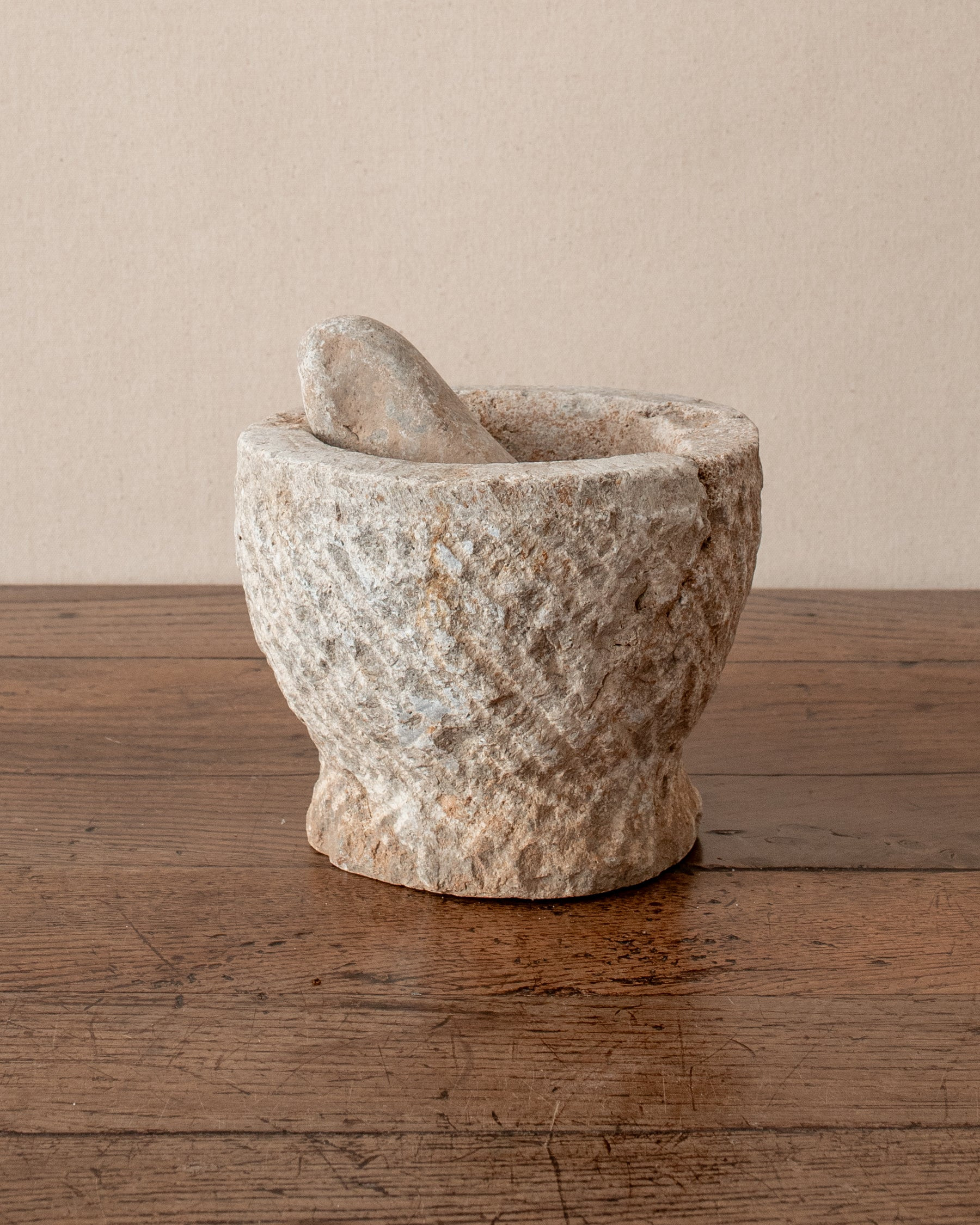 Vintage Mortar & Pestle CXVIII | The Vintage Rug Shop