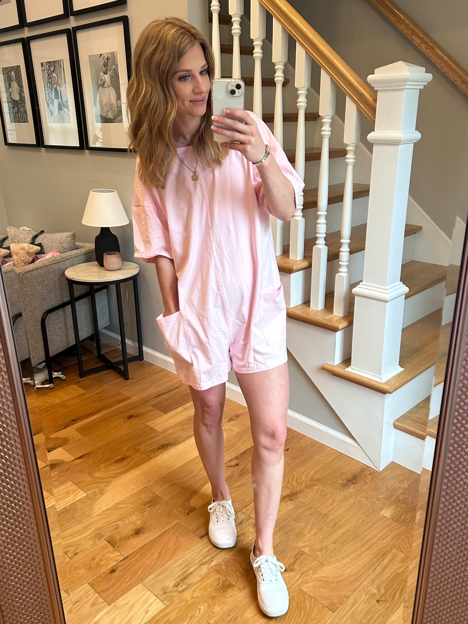 The cutest, comfiest romper. This is such a great summer outfit or swimsuit coverup. 