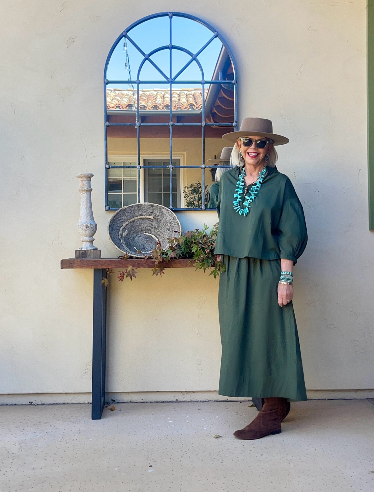 Great transitional matching set from Mersea
#matchingset 

#LTKSeasonal #LTKOver40 #LTKStyleTip