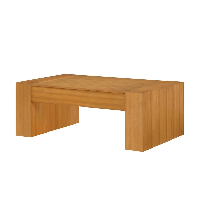 Better Homes & Gardens Ezra Oversized Coffee Table, Living Room, Light Honey | Walmart (US)