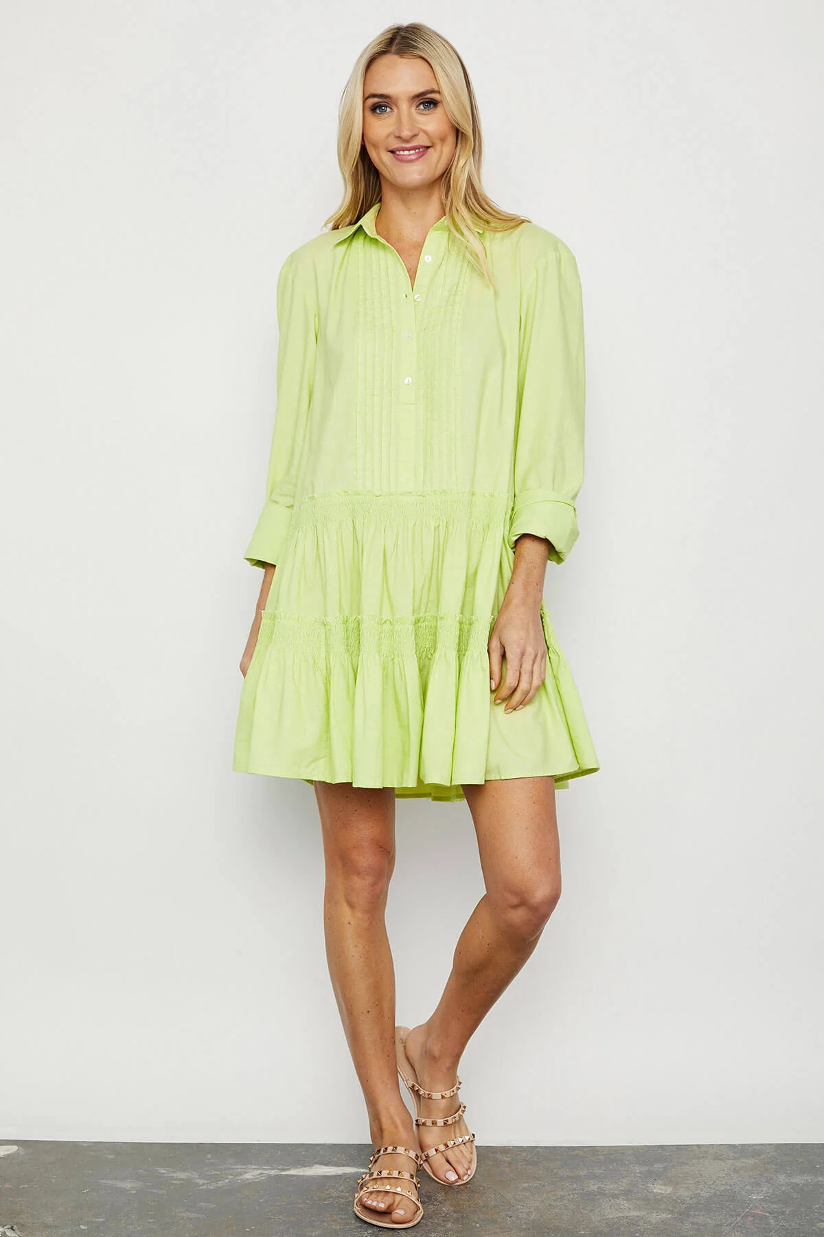 Free People Billie Mini Shirt Dress | Social Threads