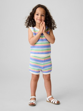 Baby & Toddler Crochet Pull-On Shorts | Gap (US)