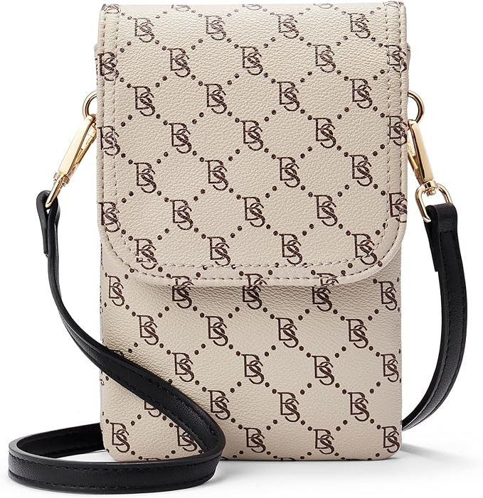 BOSTANTEN Vegan Leather Small Crossbody Bags for Women Designer Cell Phone Bag Wallet Purses Adju... | Amazon (US)