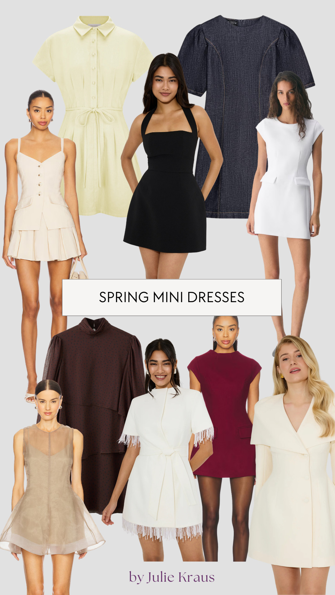 Spring mini dresses!

Spring outfits, Spring trends, What to wear in spring 

 #LTKgrwm #LTKootd
